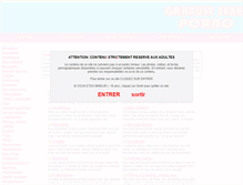 Tablet Screenshot of gratuit-sexe-porno.net